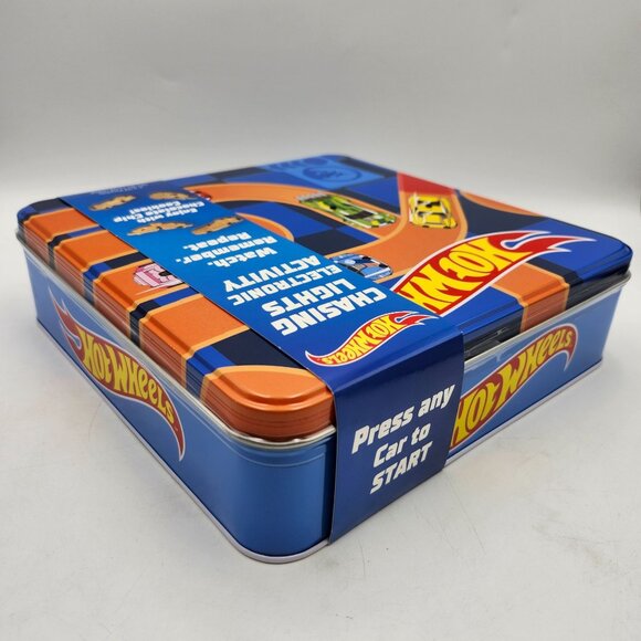 Hot Wheels Chasing Lights Electronic Activity Chocolate Chip Cookies Tin… - Picture 4 of 4